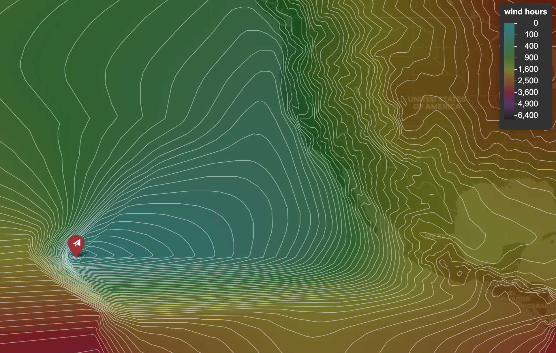 hawaii inbound windscape